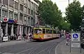 GT8-D in der Kaiserstraße am Marktplatz, 1999