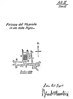 Planzeichnung in den Lateranverträgen