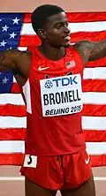 Der US-Amerikaner Trayvon&nbsp;Bromell belegte den geteilten dritten&nbsp;Platz