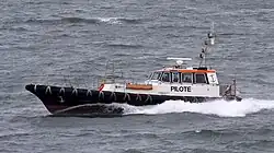 Frankreich: Lotsenboot Trebezy vor der Loire-Mündung