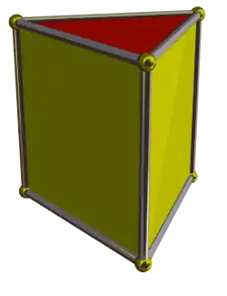 Dreieckiges reguläres Prisma