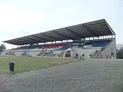 Tribüne auf der Trabrennbahn Karlshorst (1935)