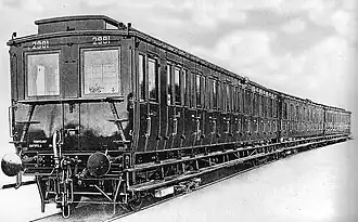 Preußischer Triebwagen Nr. 2981, um 1903