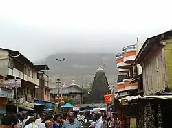 Trimbak – Ortsbild mit Trimbakeshwara-Tempel