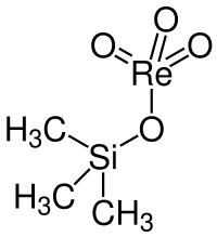 Strukturformel von Trimethylsilylperrhenat