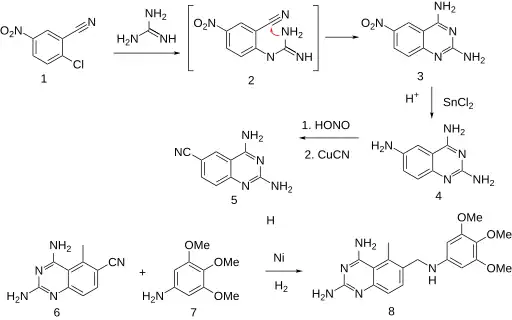 Synthese von Trimetrexat