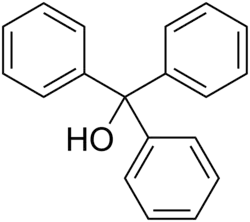 Strukturformel von Triphenylmethanol