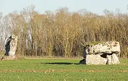 Dolmen und Menhir von La Nivardière