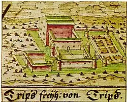 Schloss Trips ebenfalls um 1720 (Geilenkirchen)