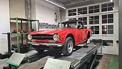Triumph TR6 – Baujahr 1972 – mit Alurädern ATS 6155
