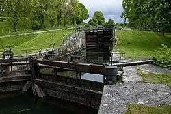 Unterwasser der Schleusentreppe von 1800