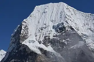 Gipfelaufbau des Tsoboje / Chobutse von Südwesten