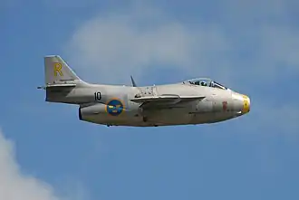 Saab J 29 in Schweden 2010