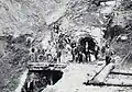 Bau des Rotachtunnels, 1901