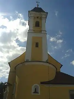 Turm der St. Nikolaus-Kirche zu Reinhausen