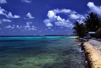Strand auf Funafuti