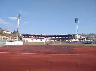 Das Stadion im Februar 2019