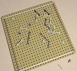 kurz nach Beginn einer TwixT-Partie