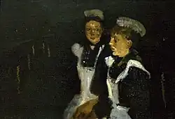 Georg Hendrik Breitner (1890): Zwei Dienerinnen, Teylers Museum Haarlem.