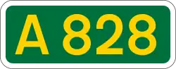 A828 road