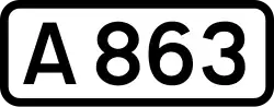 A863 road