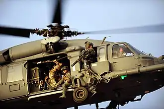 Doorgunner eines HH-60G Pave Hawk