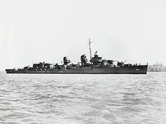 USS Abner Read im Juli 1943
