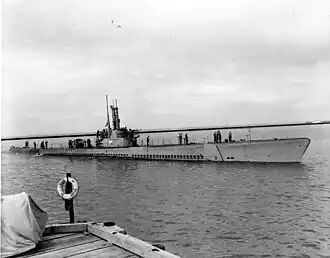 USS Apogon (SS-308) während des Zweiten Weltkrieges