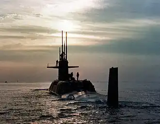 Die Daniel Webster 1985 auf See