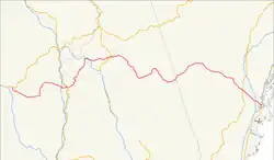 Karte des U.S. Highways 302