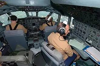 VC10 der Royal Air Force im Januar 2005 über dem Irak