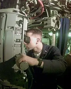 Periskop auf einem U-Boot