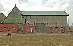 Lohe 23, die Scheune des „Blom’schen Hofs“ etwa 2. Hälfte des 18. Jahrhunderts