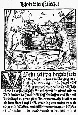 Abbildung aus der Eulenspiegel-Ausgabe von 1515