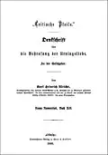 12: Critische Pfeile (1880)