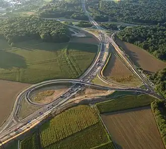 Neubau B&nbsp;31 West bei Umkirch mit Autobahnanschluss A&nbsp;5 Freiburg-Mitte