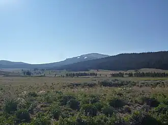 Union Peak von Nordwesten, von der Union Pass Road