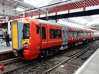 Britische Klasse 387 des Gatwick Express