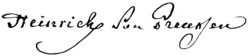 Unterschrift Friedrich Heinrich Ludwig von Preußen (1726–1802)