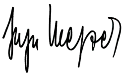 Unterschrift Inge Meysel (Autogramm) deutsche Schauspielerin