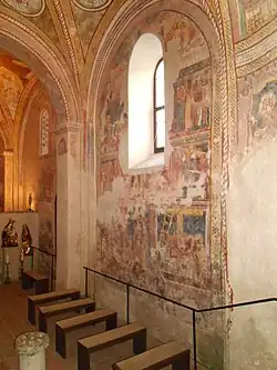 Fresken an der südlichen Wand des westlichen Jochs