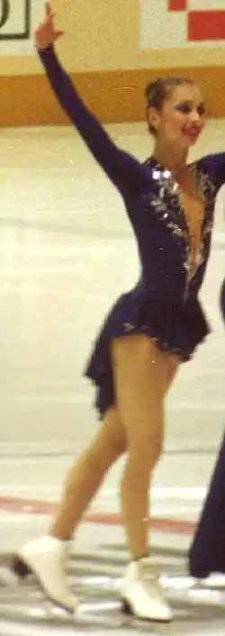 Maja Ussowa in West-Berlin 1989