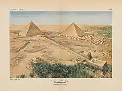 Veröffentlichungen der Ernst von Sieglin Expedition in Aegypten, Band 1, Das Pyramidenfeld bei Gise.