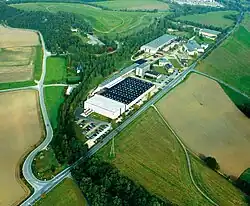 Luftaufnahme des Geländes Martin-Hoop-Schacht III (2013)