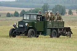 Eine Nachbildung des Ursus A in der einfachen LKW-Variante