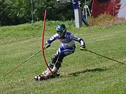 Václav Jerošek im Weltcupslalom von Rettenbach im Juli 2011