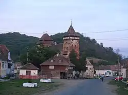 Das Zentrum Wurmlochs und die Kirchenburg
