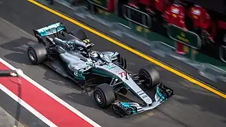 Bottas im W08 in Sepang beim Freien Training