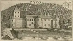 Schloss Roseck 1679 (Johann Weichard von Valvasor)