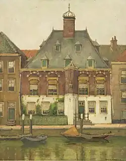 Stadthaus in Maassluis (etwa um 1920).